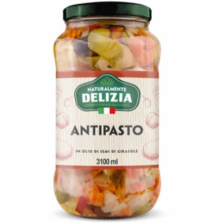 ANTIPASTO FANTASIA IN OLIO VASO KG.3,1